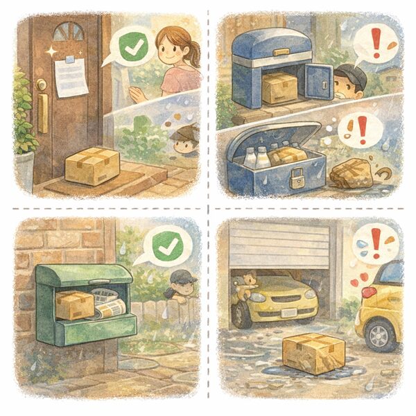 置き場所別｜向いているケース・注意点の比較