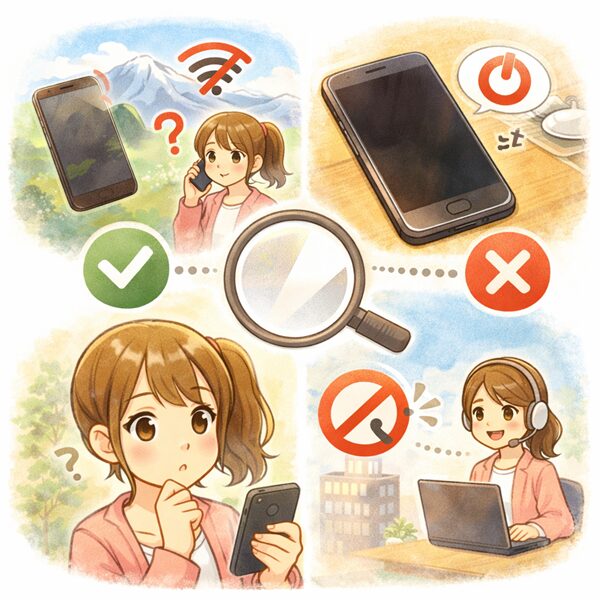 「通信エリア外または電源がオフ」のアナウンスは着信拒否？見分け方をわかりやすく紹介