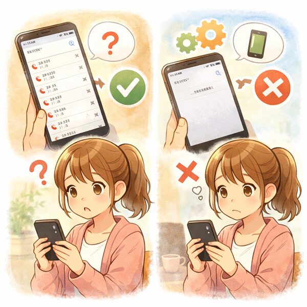 「着信履歴に残る？残らない？」は端末や設定で変わる