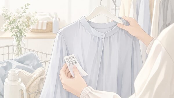 パステルカラーの部屋での優しいケア