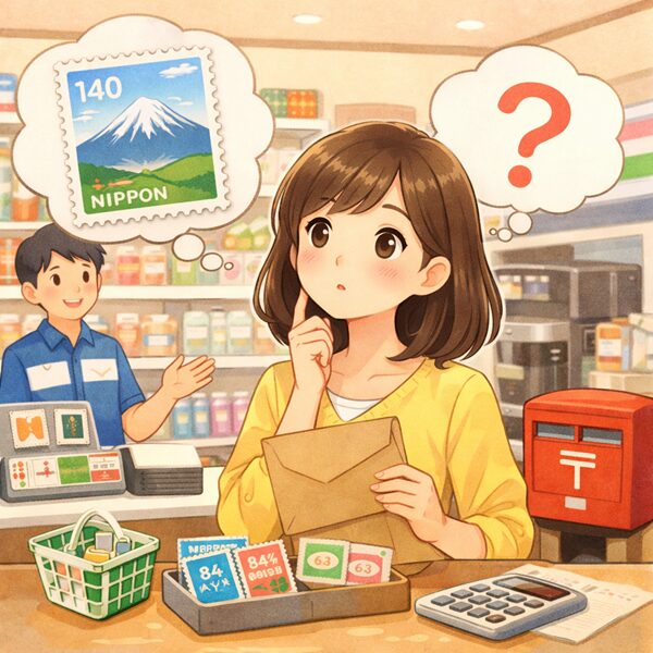 140円切手はコンビニで買える？