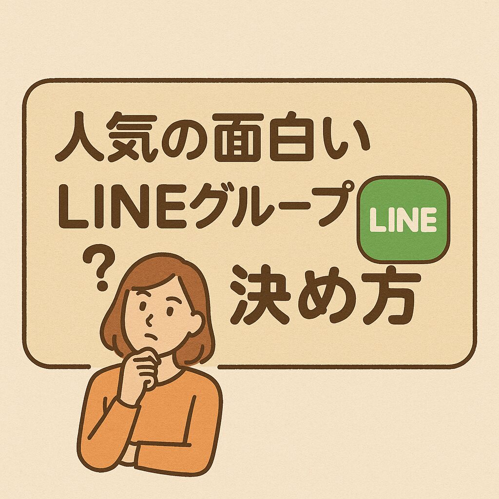 LINEグループ名の決め方