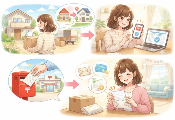 引っ越し後は転居届も大切