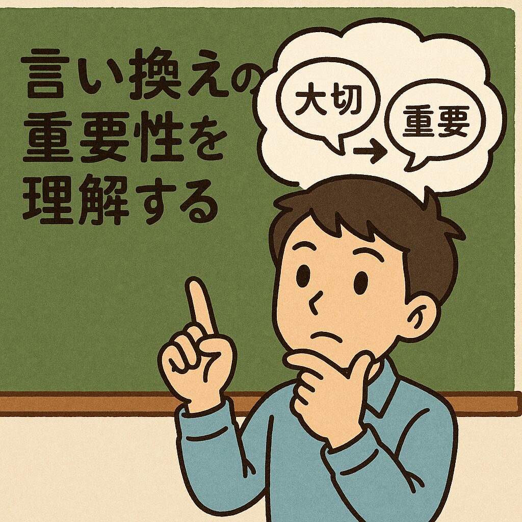 言い換えの重要性を理解する