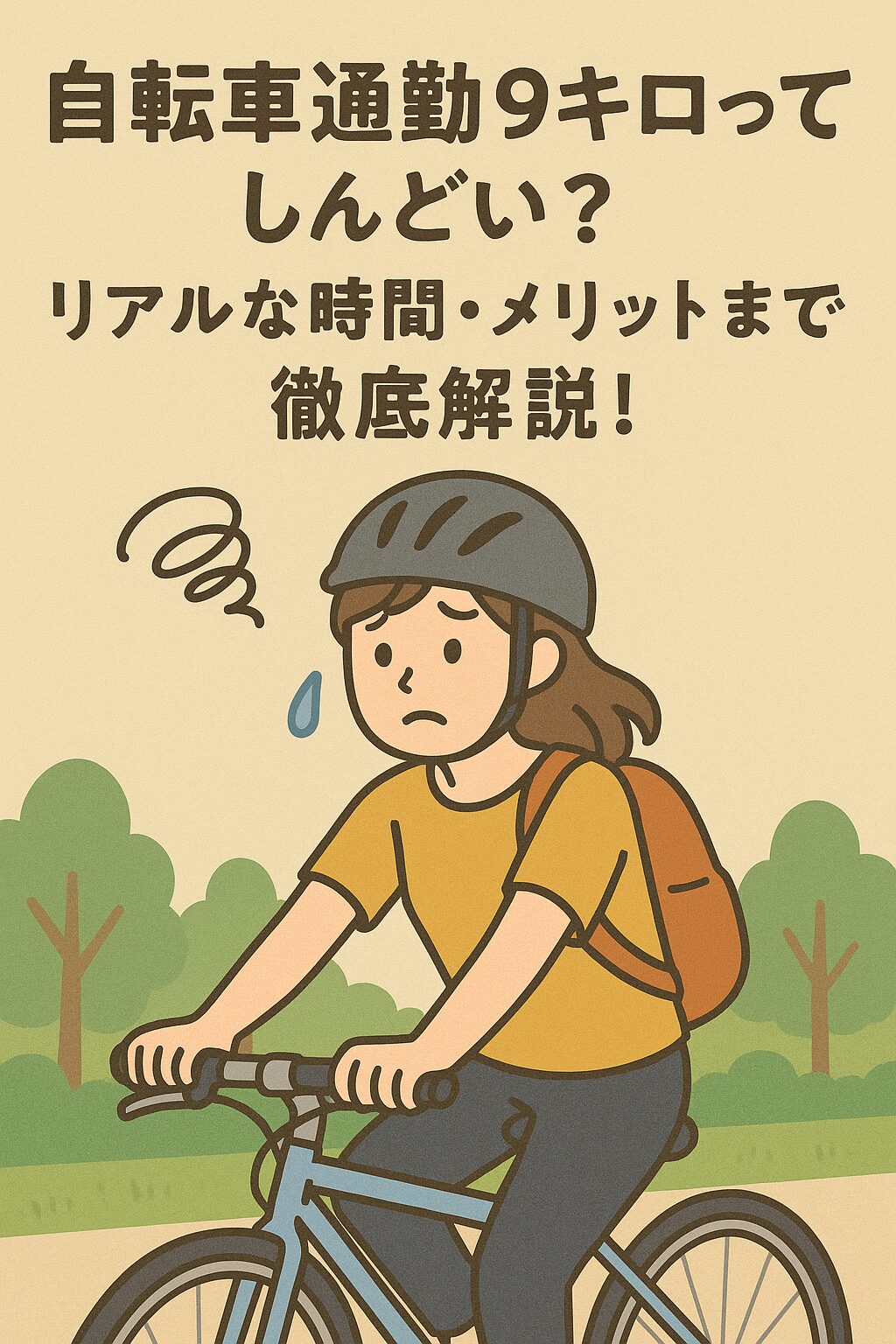 自転車通勤9キロってしんどい？リアルな時間・メリットまで徹底解説！