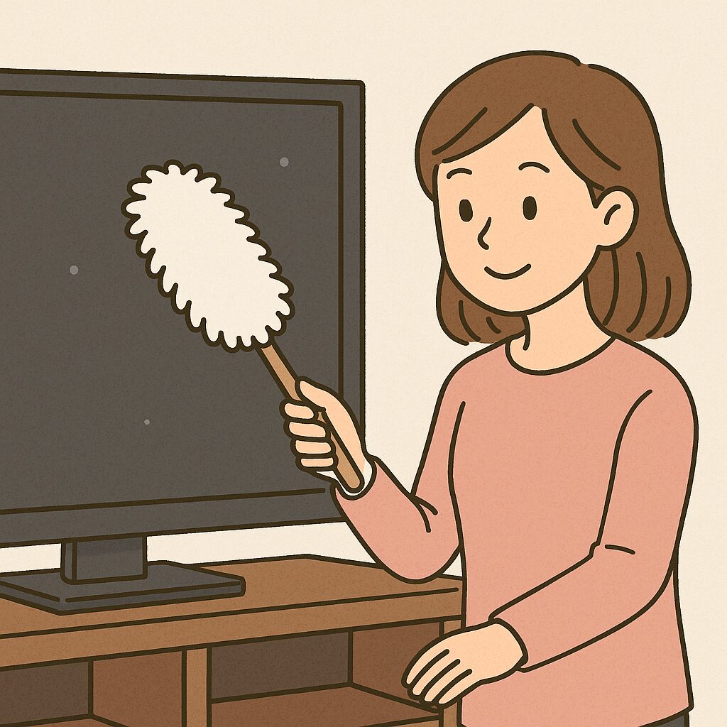 掃除とセットで効果アップ！テレビ周りのお手軽メンテ術