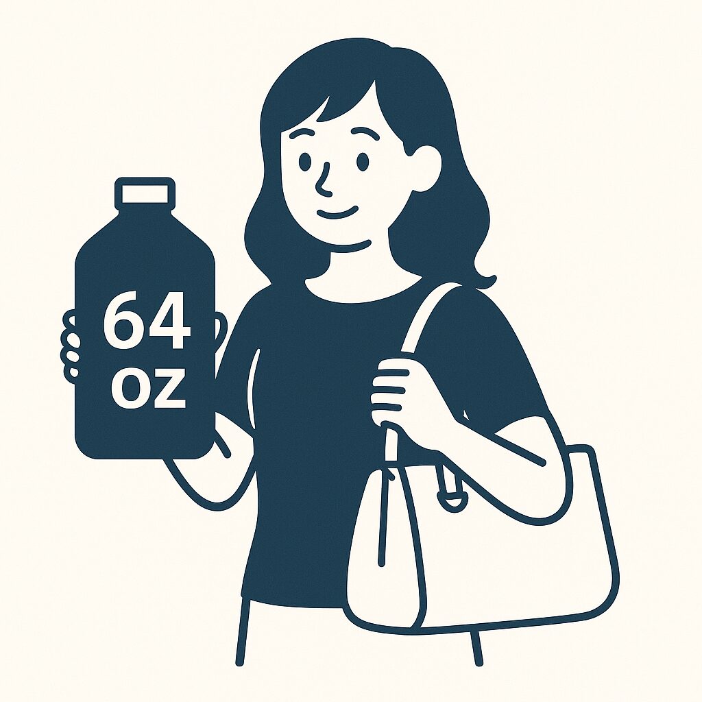 64オンス水筒の実際の活用シーン｜意外と便利！