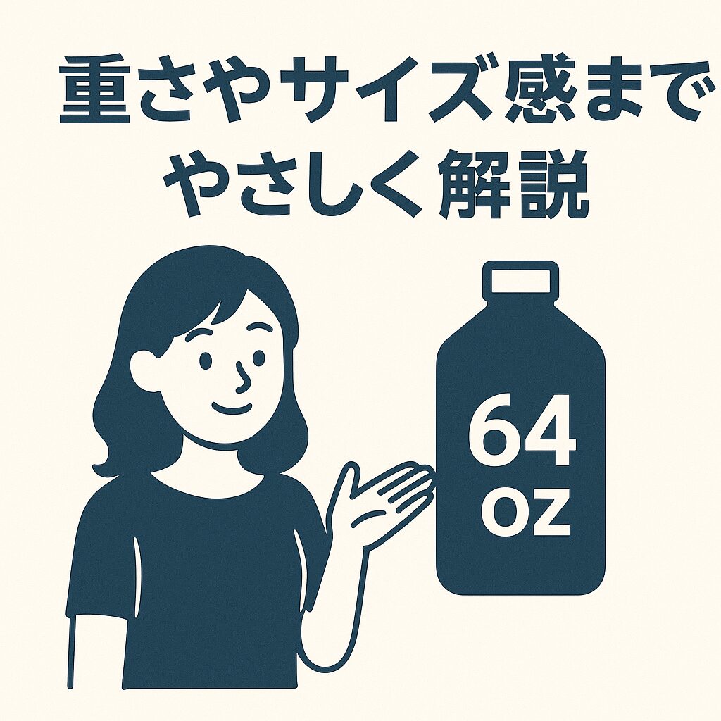 64オンスは実際に何ml？重さやサイズ感までやさしく解説！