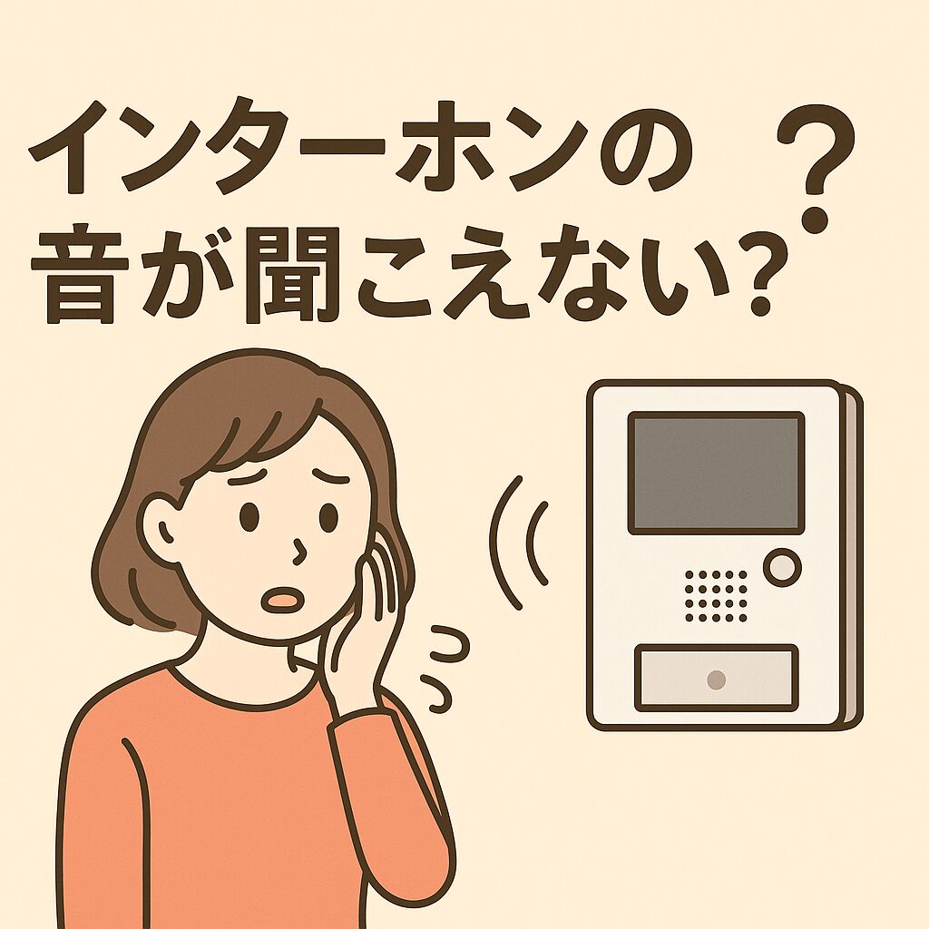 インターホンの音が聞こえない？原因から対策まで徹底解説【マンション・戸建て対応】