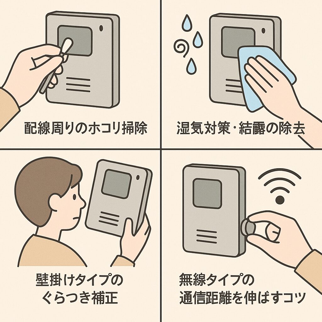 DIYでできるインターホンのメンテナンス