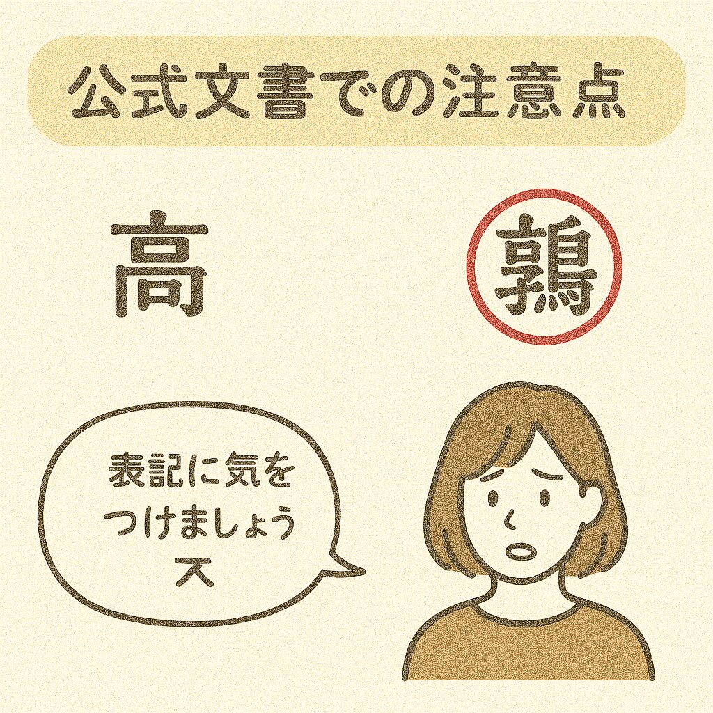戸籍・住民票・契約書など公式文書での注意点