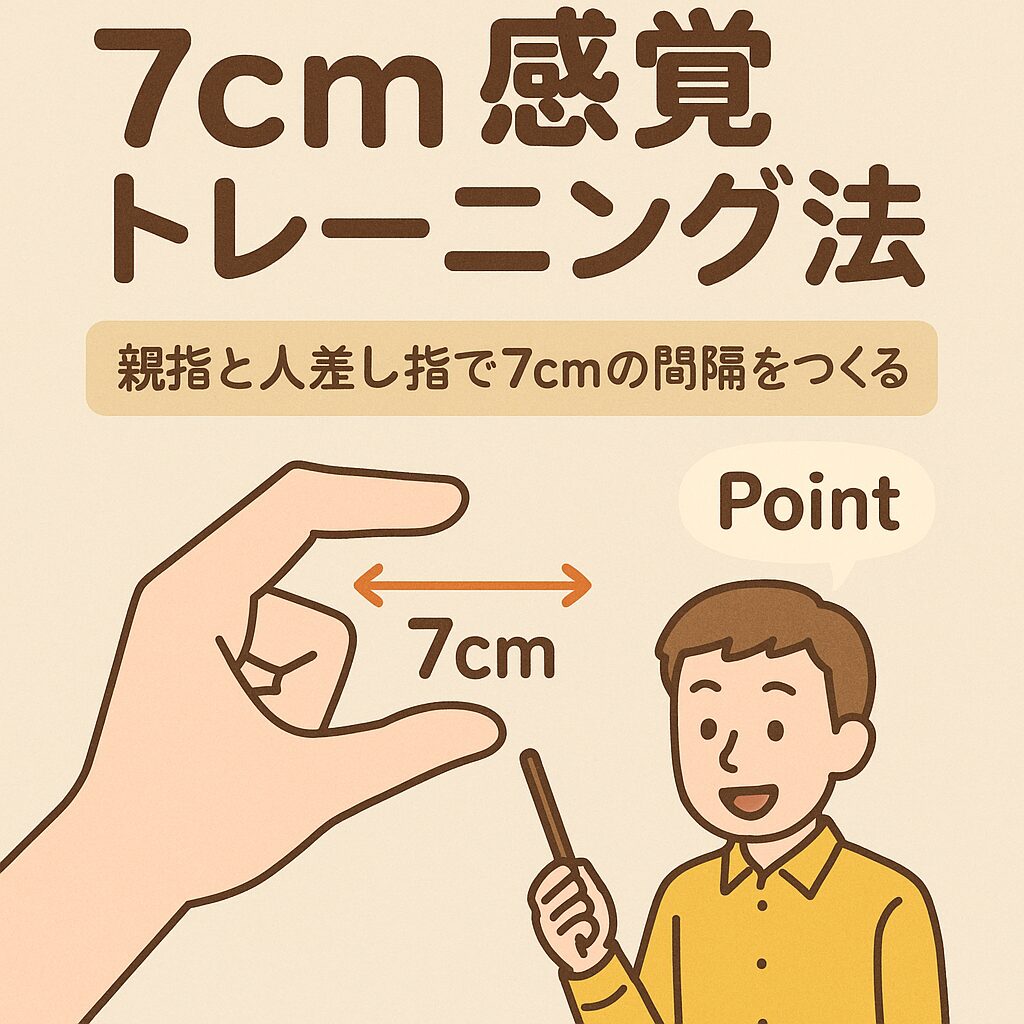 楽しく続ける！7センチ感覚トレーニング法