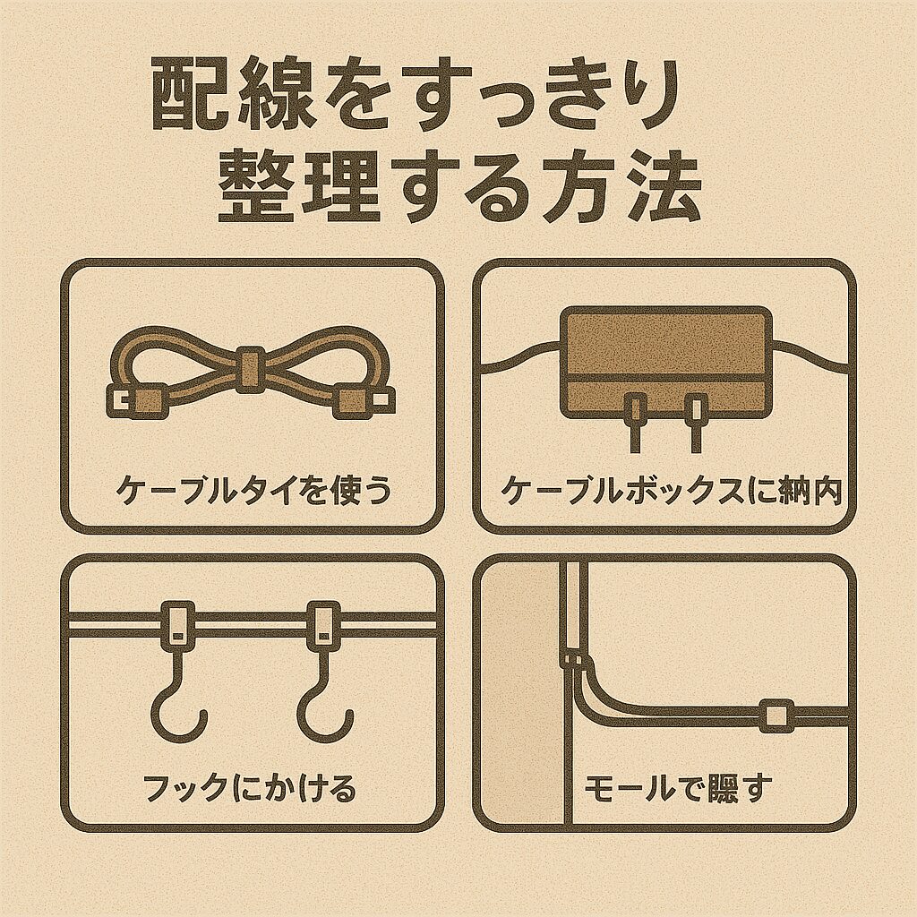 ネット配線をスッキリ整理する5つの方法｜見た目も機能も整う収納術