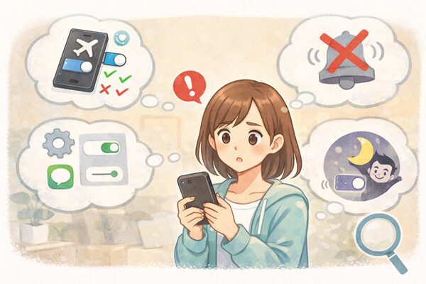 【通信トラブル】通知が届かないときのチェックポイント