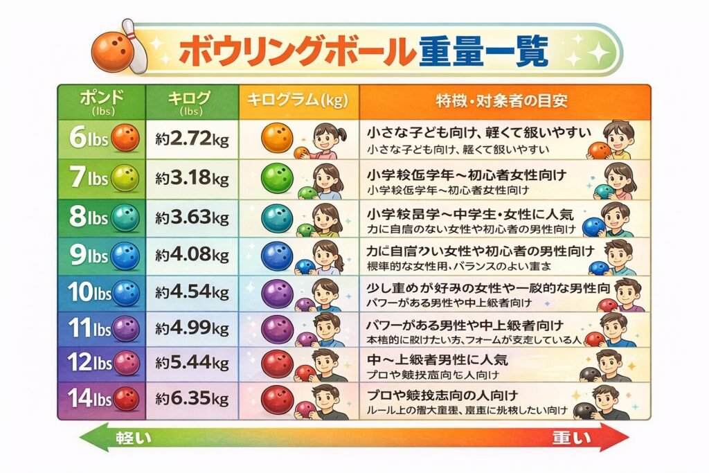 【初心者向け】ボウリングで10ポンドの球を選ぶときのポイント