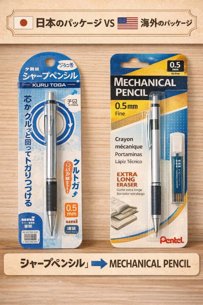海外で「シャーペン」が通じないときは？