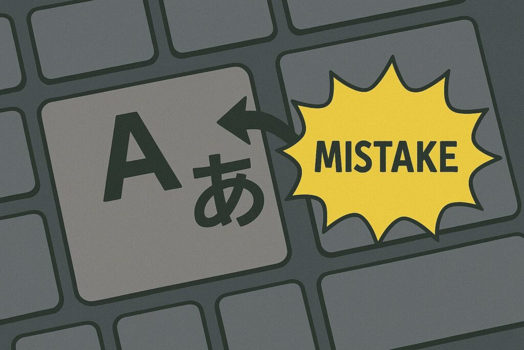 Windowsの設定が原因?文字入力がおかしいときの確認ポイント