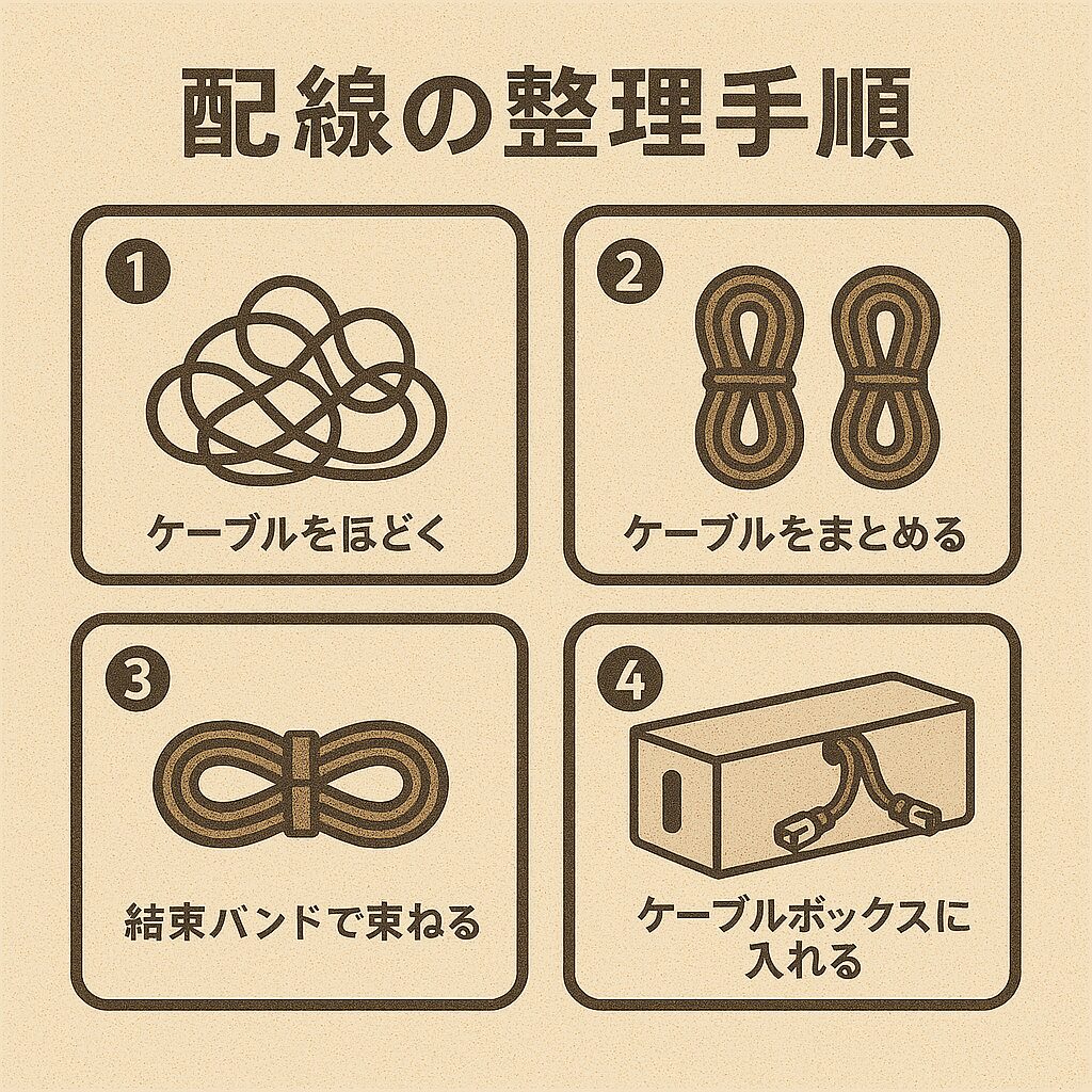 今日からできる!ネット配線整理の4ステップ