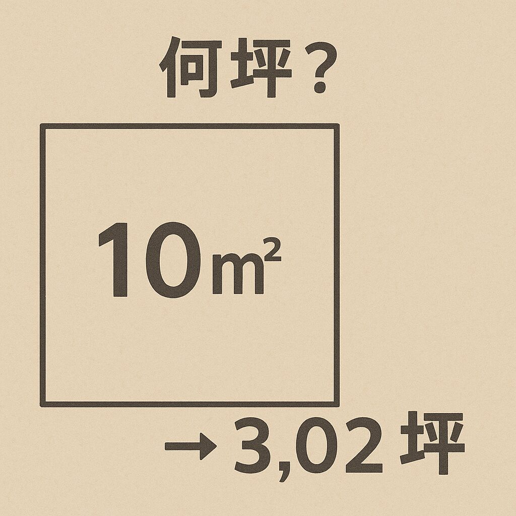 10平米は何坪?坪との換算方法と使いどころ