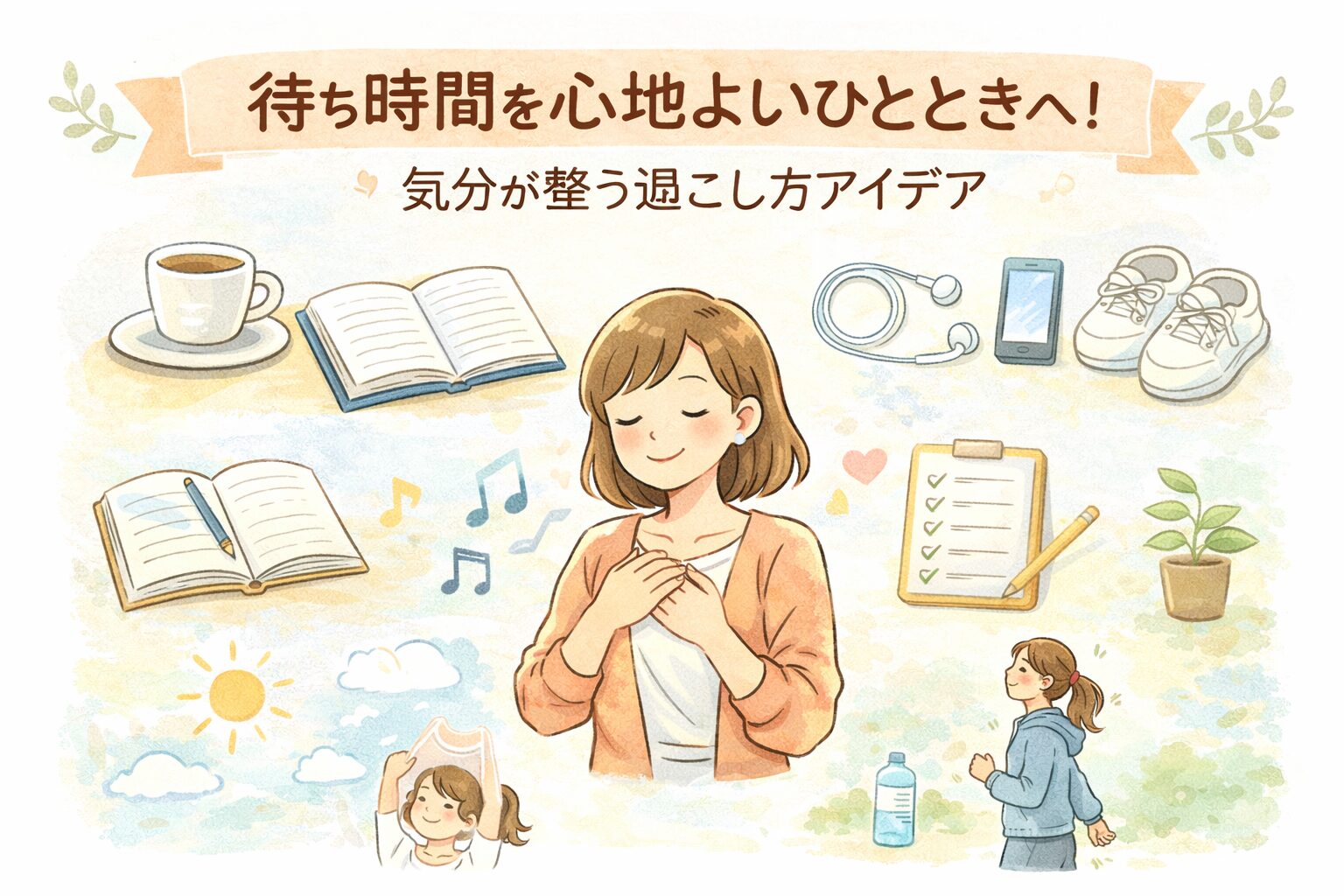 待ち時間を心地よいひとときへ！気分が整う過ごし方アイデア