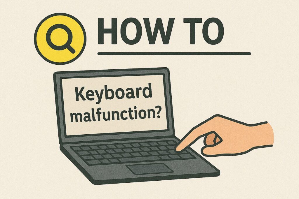 ハードウェアが原因の可能性も!キーボード故障の見分け方