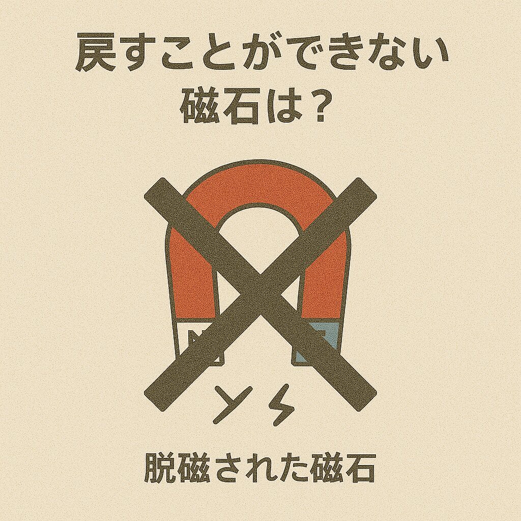 回復できない磁石もある?素材別に解説