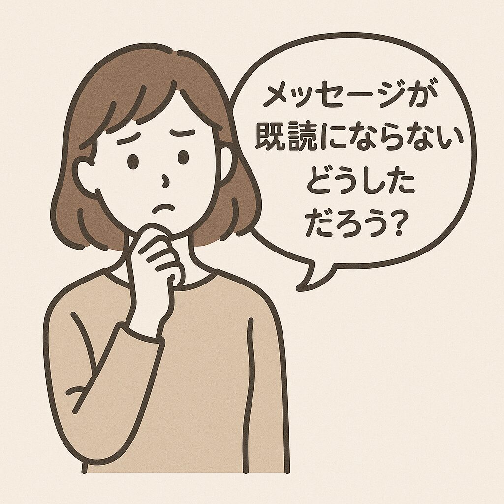 【送信側】既読がつかないとき…電源オフとの見分け方は？