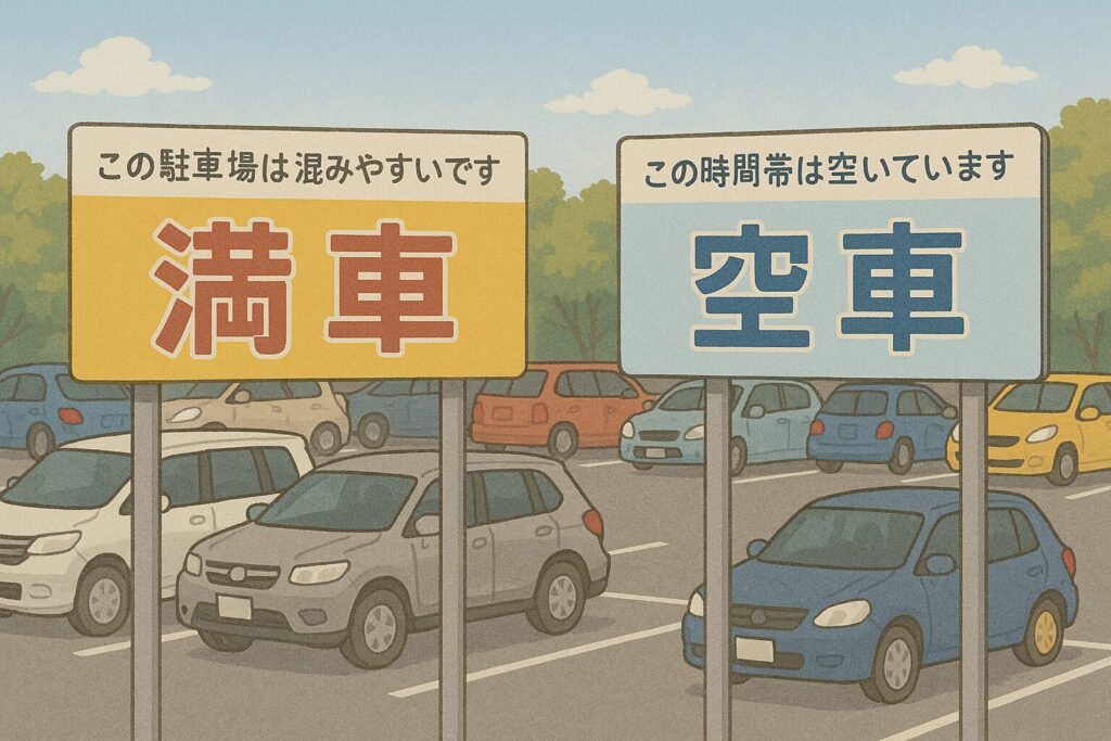 駐車場情報|車で行く方は要チェック