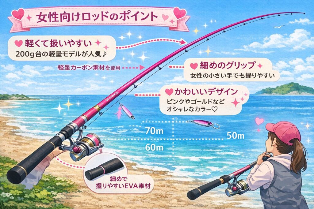 女性にもおすすめ!11フィートロッドの選び方