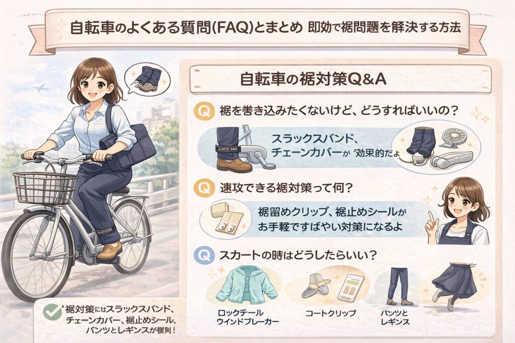 よくある質問（FAQ）とまとめ：即効で裾問題を解決する方法