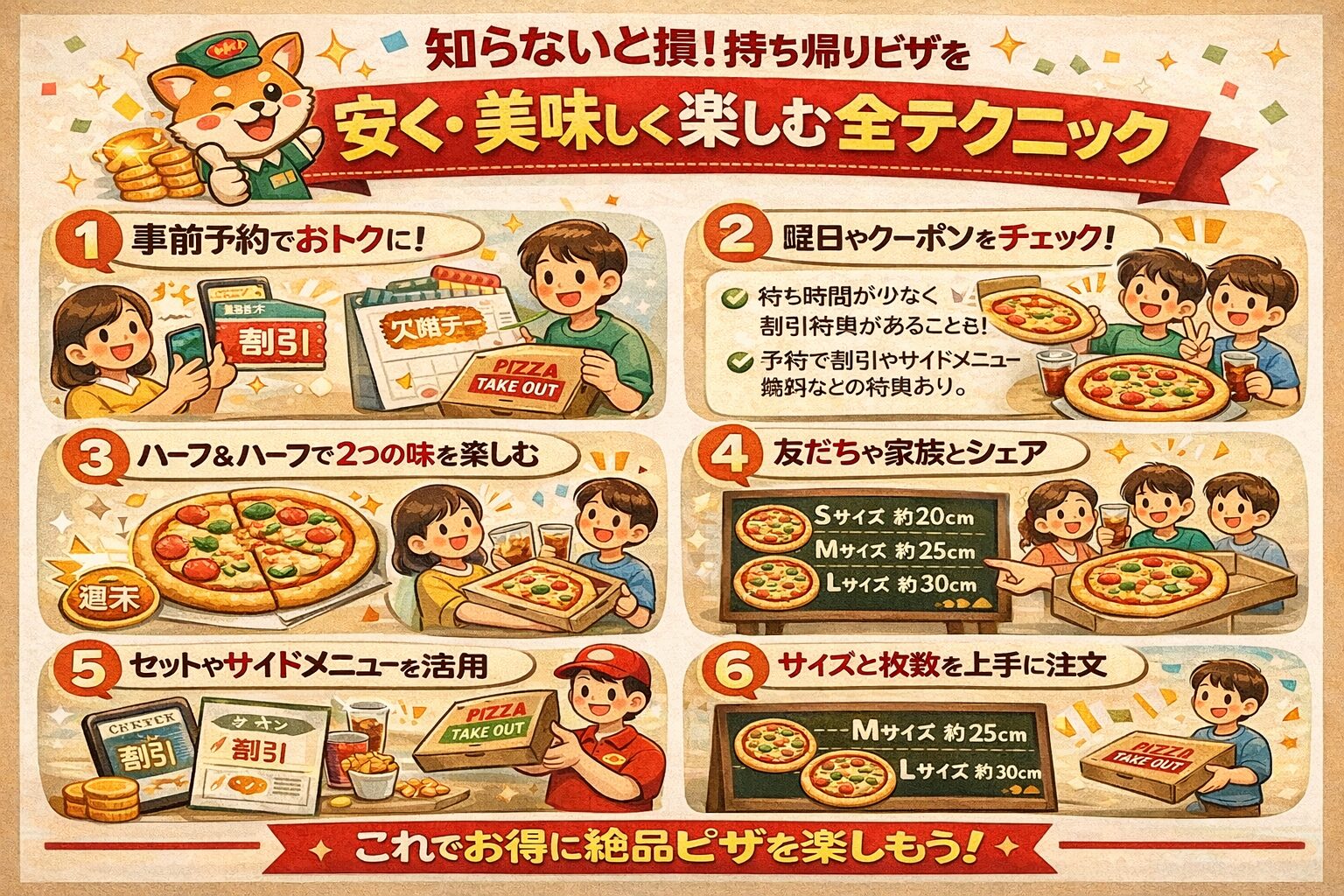 知らないと損！持ち帰りピザを安く・美味しく楽しむ全テクニック