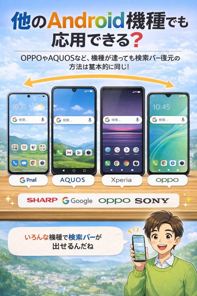 他のAndroid機種でも応用できる？
