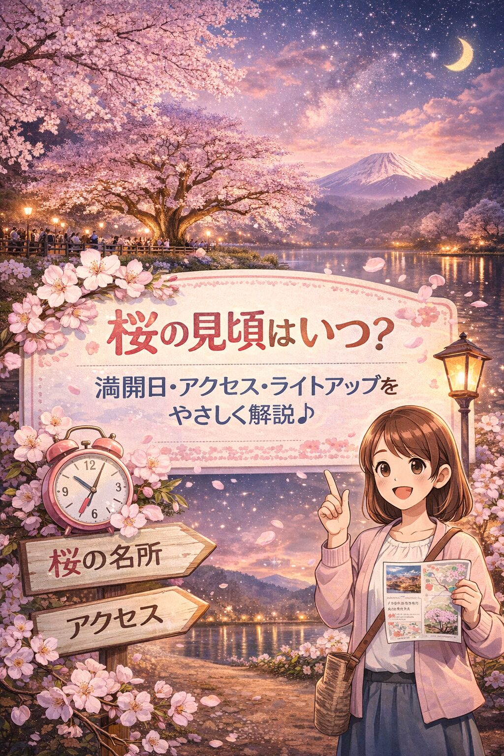【2026年版】荘川桜の見頃はいつ？満開日・アクセス・ライトアップをやさしく解説♪
