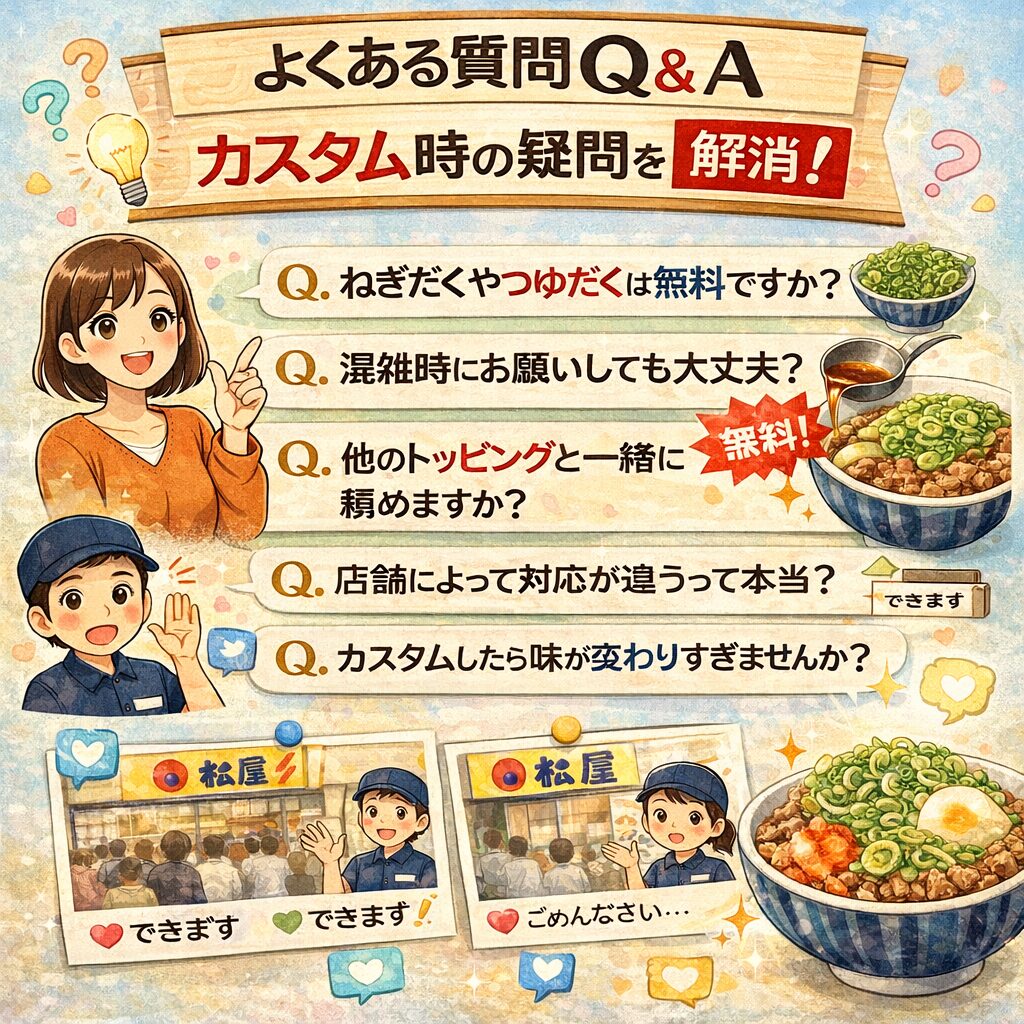 よくある質問Q&A|カスタム時の疑問を解消!