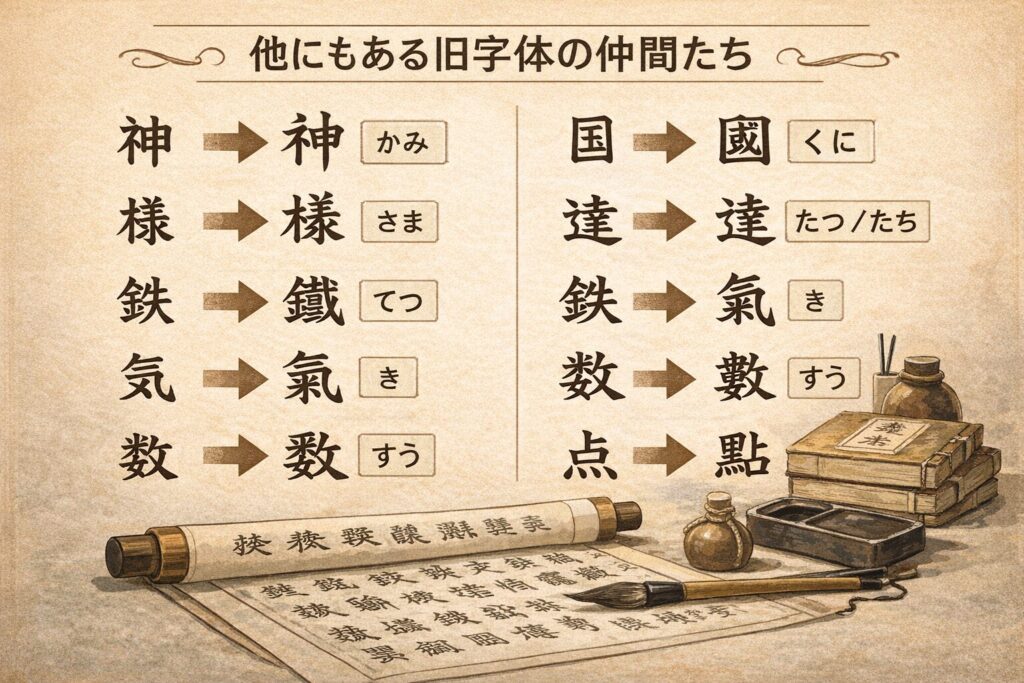 「濵」だけじゃない！他にもある旧字体の仲間たち
