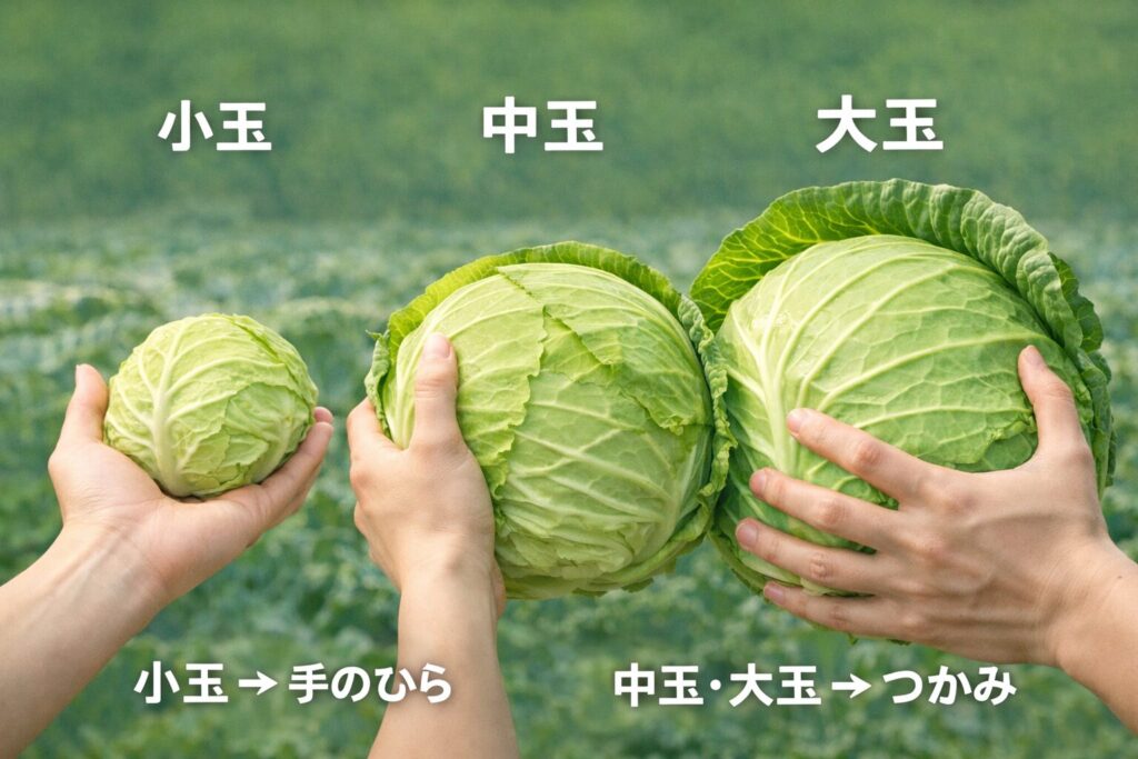 手のひら・つかみで測る方法