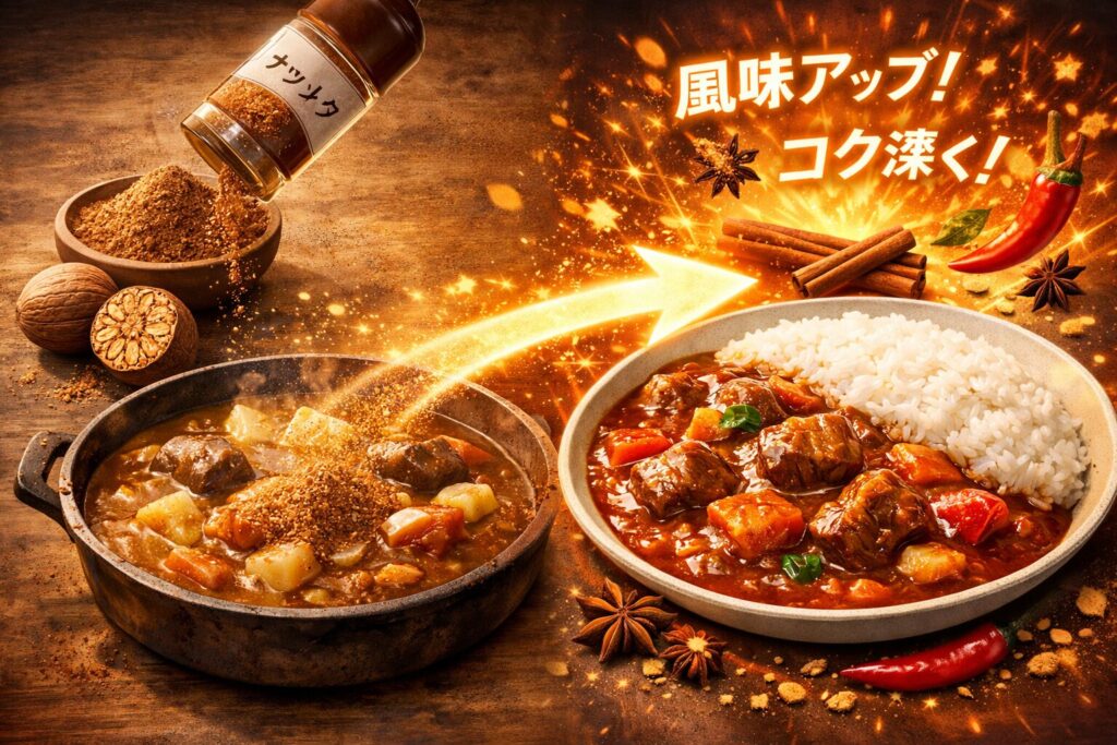 ナツメグを入れるとカレーが劇的に変わる理由