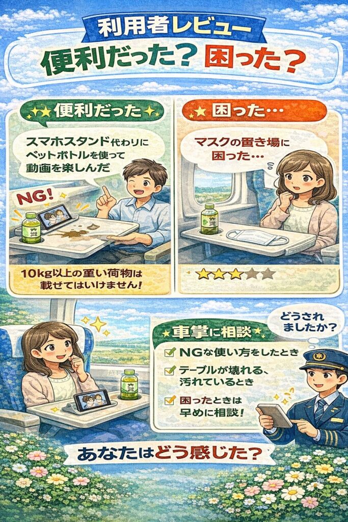 利用者レビュー｜便利だった？困った？