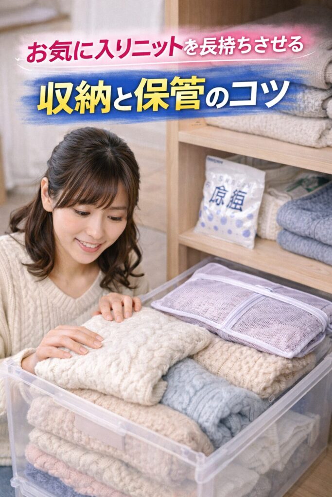 お気に入りニットを長持ちさせる収納と保管のコツ