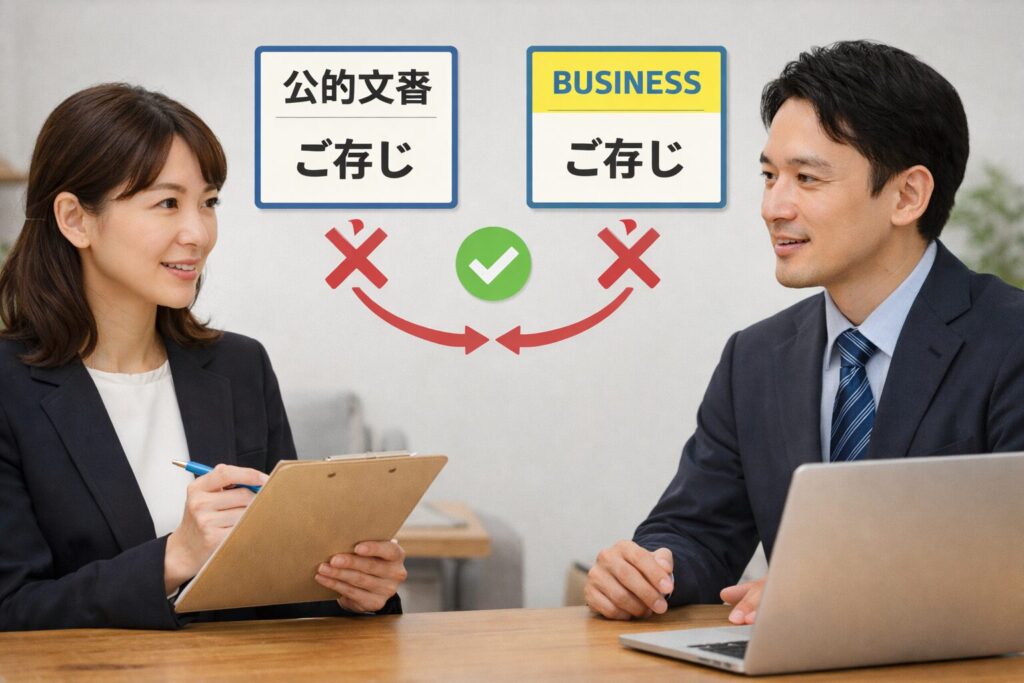 公的文書・ビジネスではどちらを使うべき？