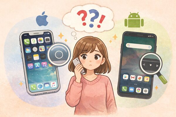 iPhoneとAndroidで違いはある?