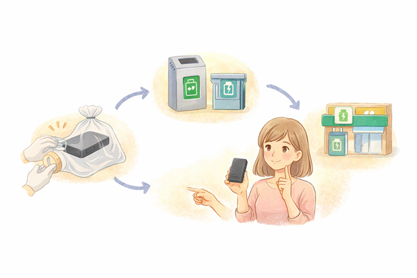 モバイルバッテリーの処分方法は？安全に出す手順と回収先の探し方をやさしく解説