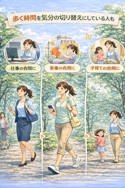 徒歩1キロを続けやすくする楽しみ方