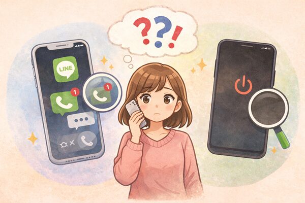 スマホの電源が切れてるとどうなる？LINE未読・電話がつながらないときの見分け方