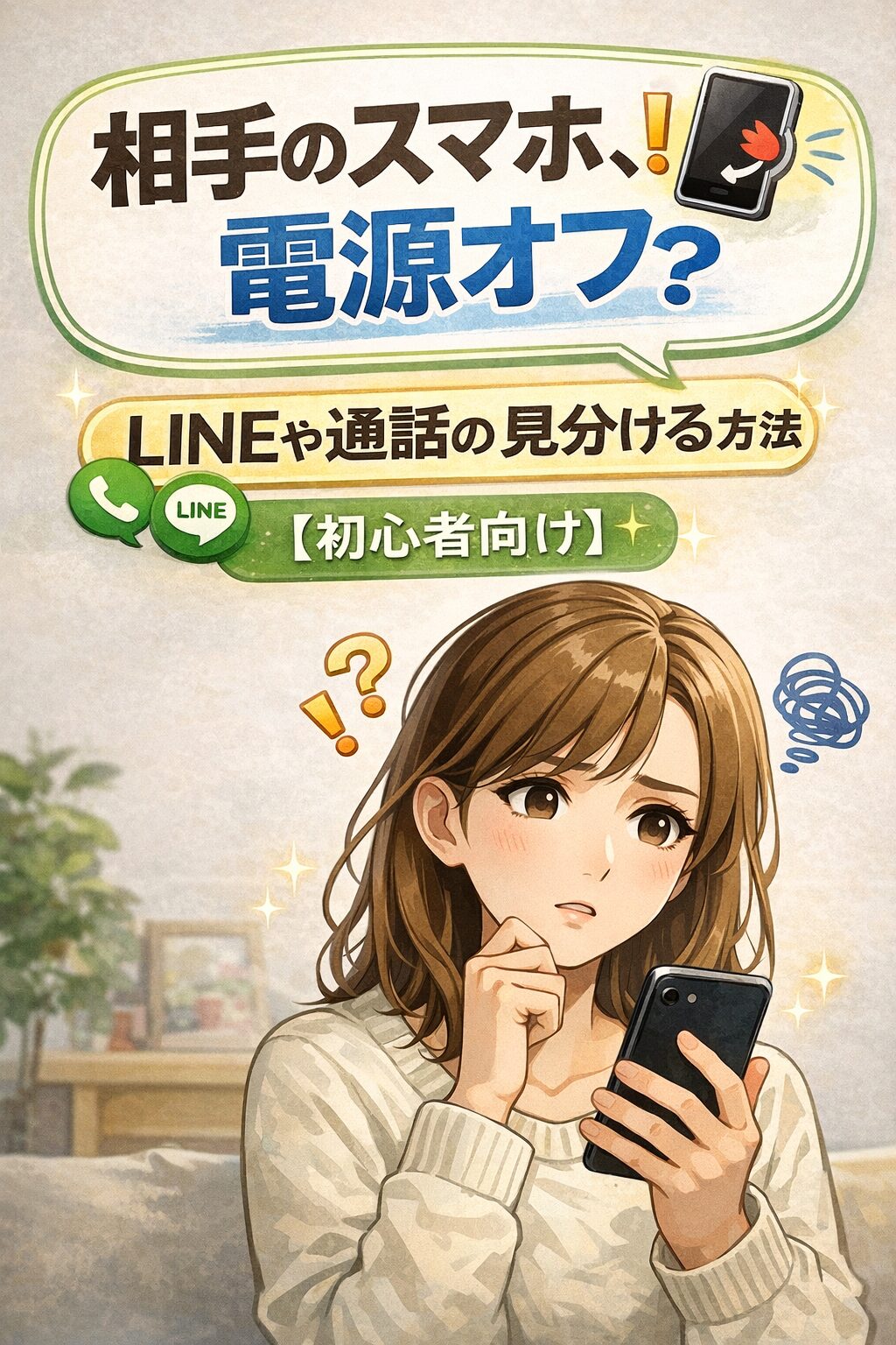 「相手のスマホ、電源オフ？」LINEや通話の反応で見分ける方法【初心者向け】