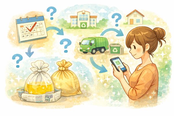 自治体の回収サービスを確認するときのポイント