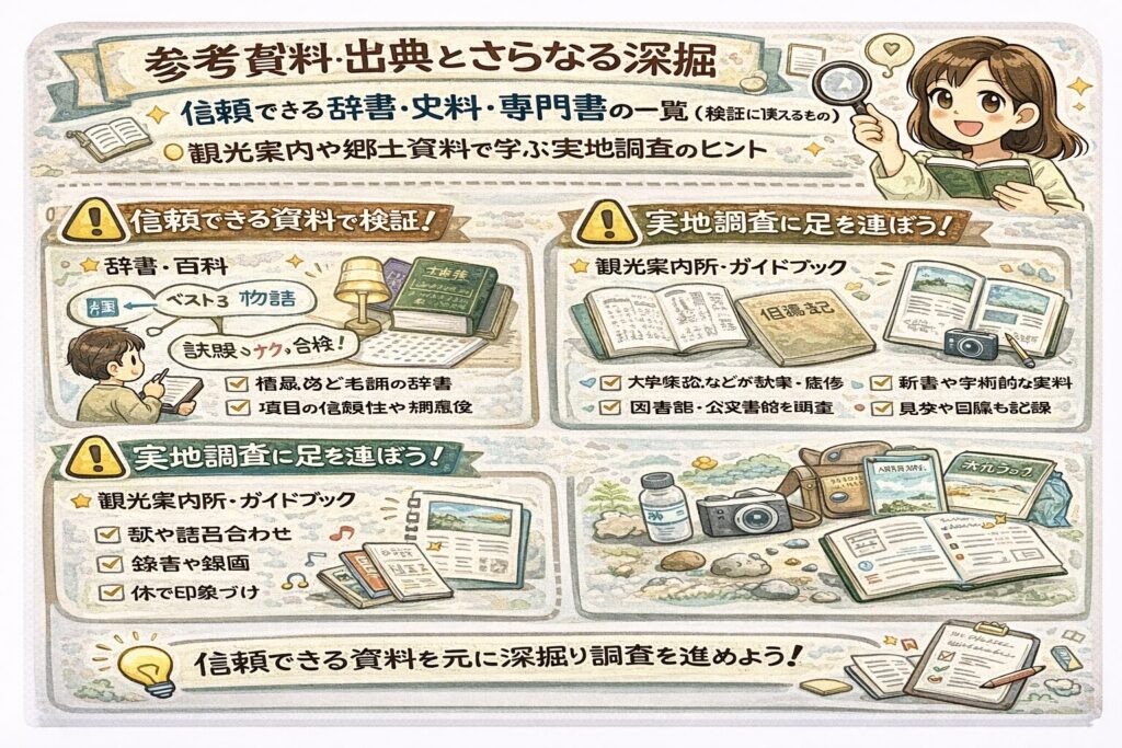 参考資料・出典とさらなる深掘