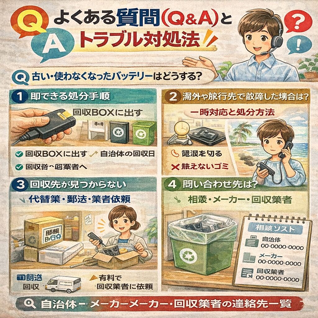 よくある質問(Q&A)とトラブル対処法