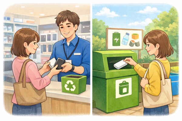 今日中にモバイルバッテリーを処分する最短の2ルート