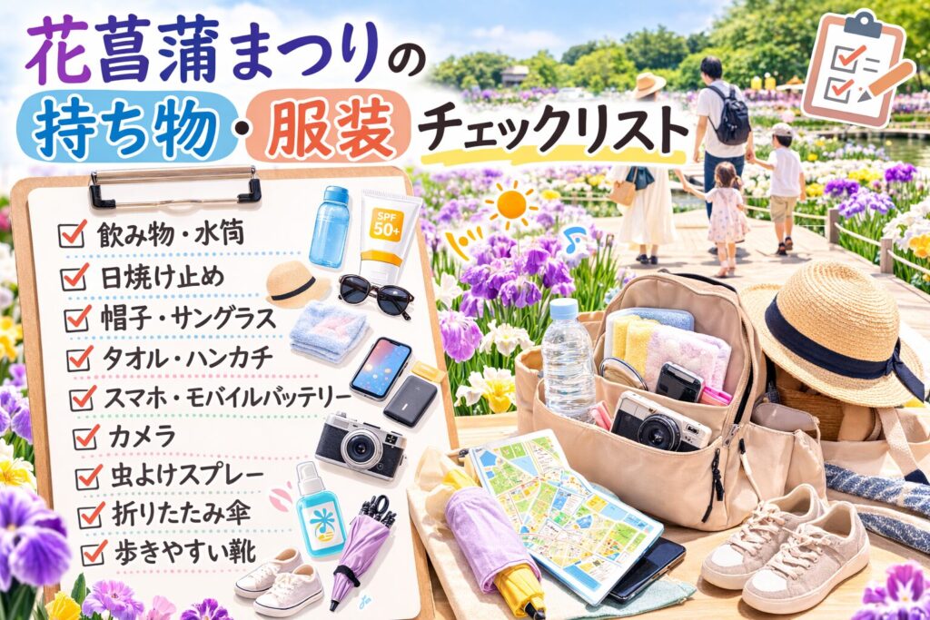 持ち物・服装チェックリスト